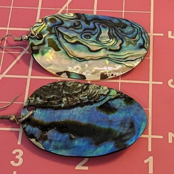 Abalone Gemstone Set--Necklace and Earrings - Picture 10 of 10